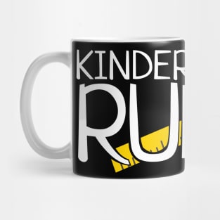 'Kindergarten Rules' Cute Kindergarten Teacher Gift Mug